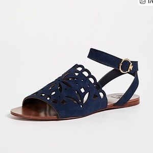 Tory Burch May Sandals Size 6 1/2 with Ankle Strap